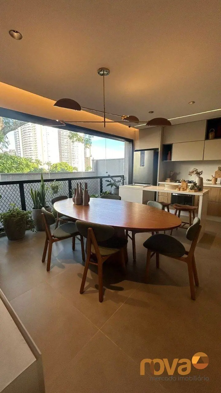 Apartamento 2 quartos, sendo 1 suíte no setor Jardim Goiás, varanda gourmet, sal...