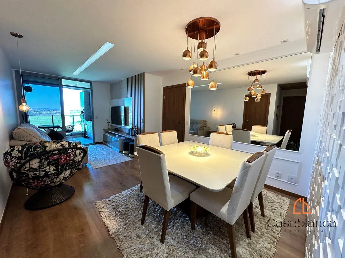 Excelente apartamento com vista panorâmica de 4 quartos no Alphaville:- Sala amp...