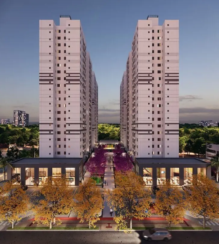 DISTRITO GOIÁS NORTE NO SETOR CRIMEIA OESTEApartamento na planta com 3 quartos s...