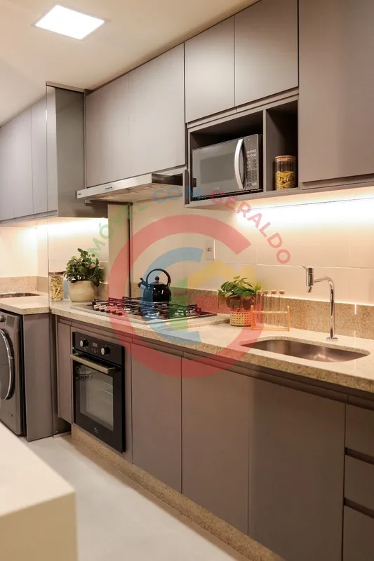 Apartamento na planta, 2 quartos, 61m², opção com 1 ou 2 vagas (gaveta) de garag...