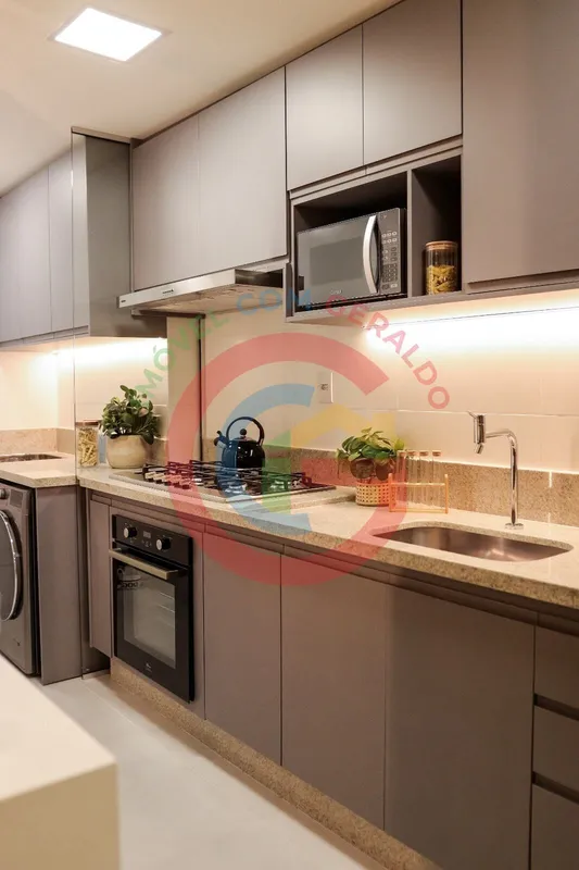 Apartamento na planta, 2 quartos, 61m², opção com 1 ou 2 vagas (gaveta) de garag...