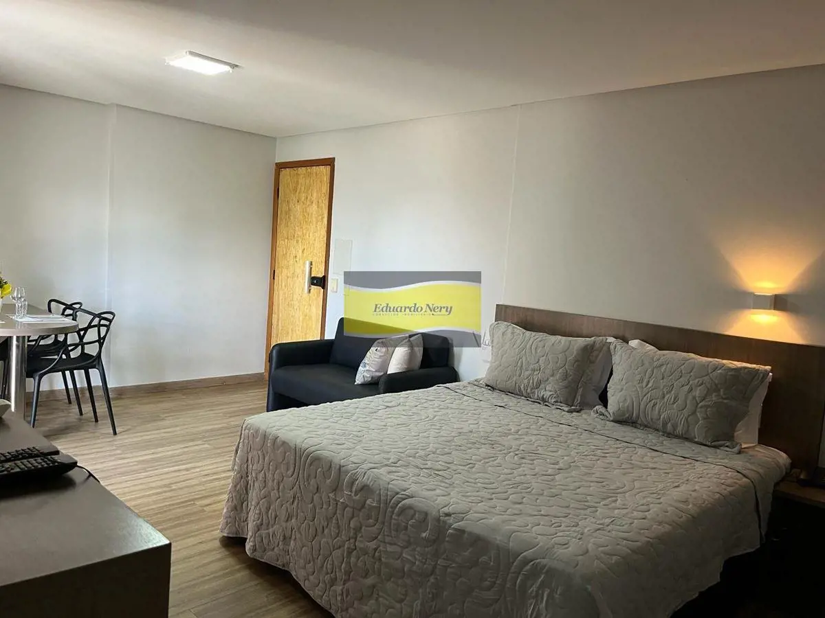 EDUARDO NERY - ALUGA -FLAT MOBILIADOCONDOMÍNO COMPOSTO DE:ACADEMIASAUNAPRÓXIMO A...