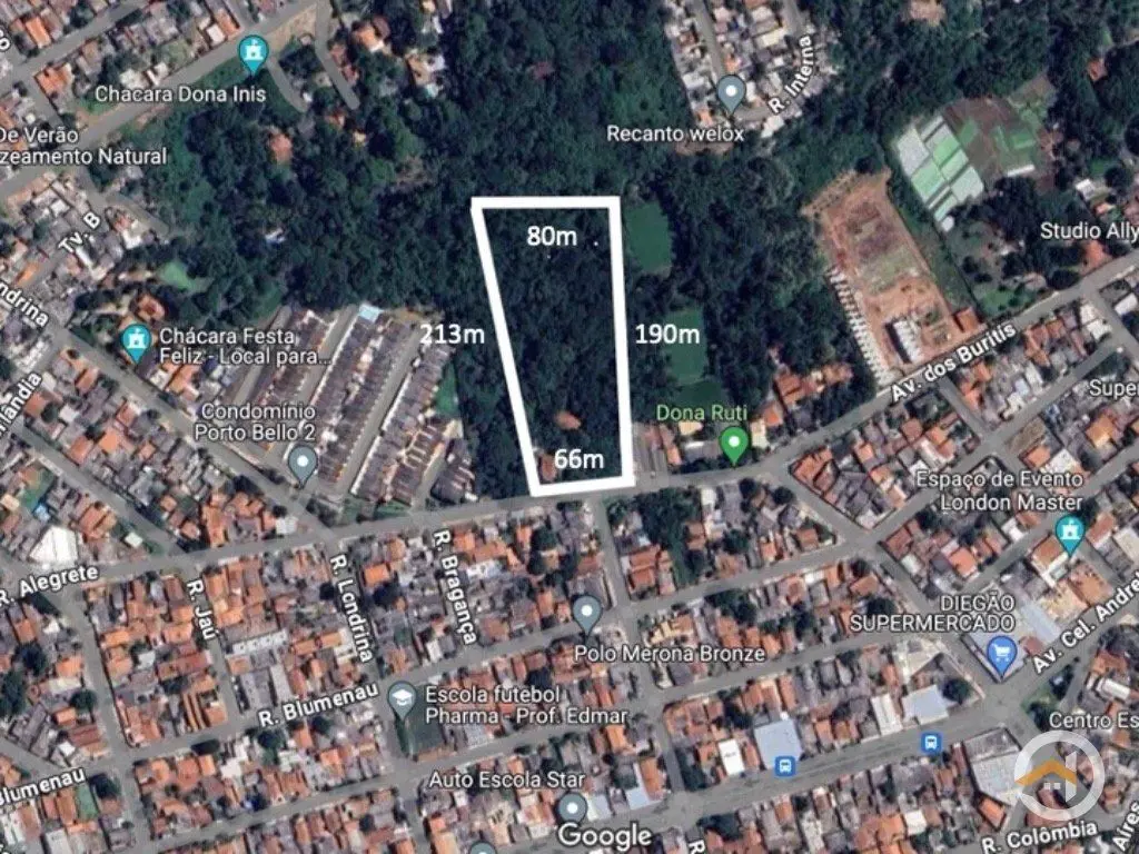 Área exclusiva a venda na Vila Maria Luiza (ao lado do Jardim Novo Mundo). Terre...