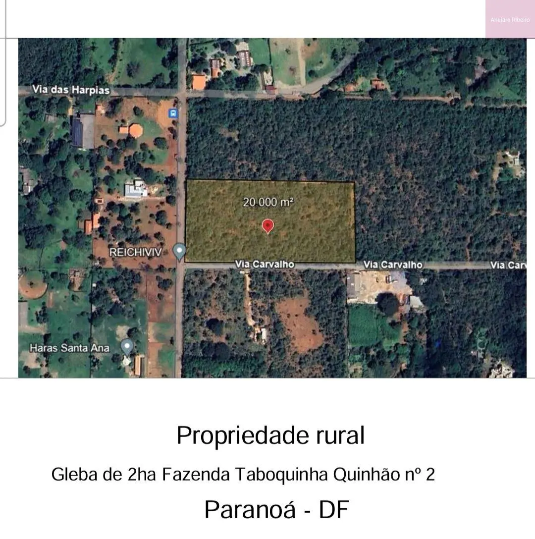 Vendo terreno com 20.000 metros! São 2 ha de terra nua, sem benfeitorias!Terreno...