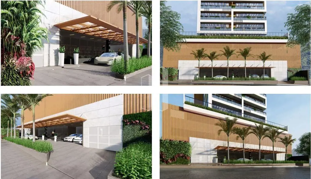 O Edifício Quasar Flamboyant  fica em frente ao  Parque Flamboyant com vista def...